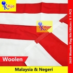 90cm± X 180cm± Malaysia Flag Woolen Flag Bendera Malaysia Jalur Gemilang #3639 #8398 #WoolenFlag #Tebal #Malaysia