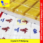 CROWN Crystal Gold 4-Players Mahjong Set #2049 #皇冠水晶四人麻将 CROWN Crystal Gold 4-Players Mahjong Set #2049 #皇冠水晶四人麻将