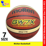 Molten Basketball GW7X Bola Keranjang Molten Official Size:7 100% Genuine #1650 #GW7X #Molten #FIBA #比赛专用篮球 #Basketball
