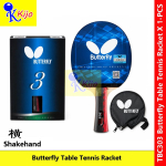 Butterfly TBC301 TBC302 TBC303 Table Tennis Racket Shakehand Ping Pong Paddle with Cover #Butterfly #CompleteRacket Butterfly TBC301 TBC302 TBC303 Table Tennis Racket Shakehand Ping Pong Paddle with Cover #Butterfly #CompleteRacket