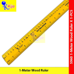 School Teacher Wood Ruler with Handle 1meter Wooden Ruler 100cm with Handle Pembaris Kayu Sekolah Teacher 学校老师教学木尺 #5960
