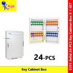 JIELISI 8701 24 Keys Metal Key Cabinet Box with Lock Heavy Duty Wall Mount Key Storage Cabinet Office Hotel JIELISI 8701 24 Keys Metal Key Cabinet Box with Lock Heavy Duty Wall Mount Key Storage Cabinet Office Hotel