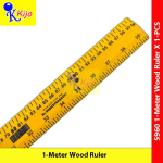 School Teacher Wood Ruler with Handle 1meter Wooden Ruler 100cm with Handle Pembaris Kayu Sekolah Teacher 学校老师教学木尺 #5960