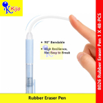 Rubber Eraser Pen 3.8mm Push Type Erasable Eraser Precise Detail Erasing Soft Flexible Eraser Pen #Pemadam #8026 #笔胶擦