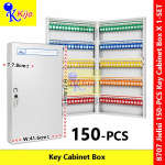 JIELISI 8707 150 Keys Metal Key Cabinet Box with Lock Heavy Duty Wall Mount Key Storage Cabinet Office Hotel JIELISI 8707 150 Keys Metal Key Cabinet Box with Lock Heavy Duty Wall Mount Key Storage Cabinet Office Hotel