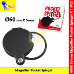 60mm Pocket Magnifier Folding Magnifying Glass Pocket Spiegel Portable Reading Loupe Magnifier for Coins Stamps Jewelry #6000