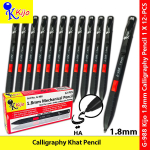 【12-PCS】 KIJO 1.8mm Calligraphy Khat Mechanical Pencil #G988 #Jawi #khat-nasakh #1.8mm