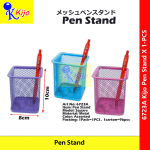 6723A Color Pen Stand Metal - Square