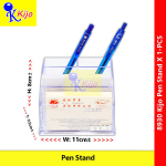 Acrylic Desk Organizer Name Card + Pen Stand / Transparent Acrylic Pen Stand / Multi Purpose Pen Stand #8930 #FQ569 #透明办公室笔筒