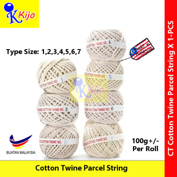 Cotton Twine Parcel String Tali Pos Tali Parcel String