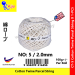Cotton Twine Parcel String Tali Pos Tali Parcel String