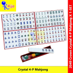 CROWN Crystal Gold 4-Players Mahjong Set #2049 #皇冠水晶四人麻将 CROWN Crystal Gold 4-Players Mahjong Set #2049 #皇冠水晶四人麻将