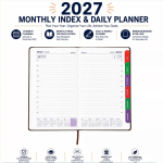 2027 Year Diary Book Buku Diari Month Index 10x18cm± #7950 #Kijo #2027Year #DiaryBook #日记本 #日记簿