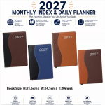 2027 Year Diary Book Buku Diari Month Index 14.5x21.5cm± #8496 #Kijo #2027Year #DiaryBook #日记本 #日记簿