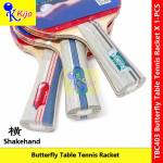 Butterfly TBC401 TBC402 TBC403 Table Tennis Racket Shakehand Ping Pong Paddle with Cover #Butterfly #CompleteRacket Butterfly TBC401 TBC402 TBC403 Table Tennis Racket Shakehand Ping Pong Paddle with Cover #Butterfly #CompleteRacket