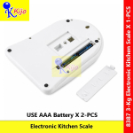 SF-400 Digital Kitchen Scale 3KG / 3000g Electronic Food Weighing Scale LCD Display Tare Function Baking Cooking #8387