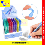 Quick Clean Rubber Eraser Pen 3.8mm Push Type Precision Eraser Soft TPE Flexible Erasing Pen #Pemadam #8027 #笔胶擦 #Eraser