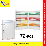 JIELISI 8704 72 Keys Metal Key Cabinet Box with Lock Heavy Duty Wall Mount Key Storage Cabinet Office Hotel JIELISI 8704 72 Keys Metal Key Cabinet Box with Lock Heavy Duty Wall Mount Key Storage Cabinet Office Hotel