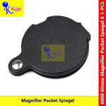 60mm Pocket Magnifier Folding Magnifying Glass Pocket Spiegel Portable Reading Loupe Magnifier for Coins Stamps Jewelry #6000