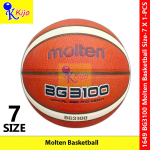 Molten Basketball BG3100 Bola Keranjang Molten Size:7 100% Genuine #1649 #BG3100 #Molten #FIBA #比赛专用篮球 #Basketball