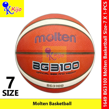 Molten Basketball BG3100 Bola Keranjang Molten Size:7 100% Genuine #1649 #BG3100 #Molten #FIBA #比赛专用篮球 #Basketball
