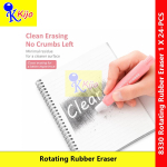 Rotating Rubber Eraser Pen Style Push Eraser Clean Smooth Erasing Pemadam Pensil #8330 #笔形胶擦 #Stationery #Eraser