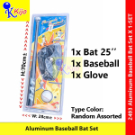 Aluminum Baseball Bat Set Baseball Glove Baseball 25inch Baseball Bat #2493 #SetKelawarBesbol #棒球棒套装 #棒球 #Besbol