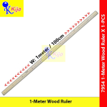 Classic Long Wood 100cm 1meter Ruler Pembaris Kayu 100cm #KPDNHEP #100cm #1meter #Pass #Perdagangan #Lesen #1米高级木尺 #7954