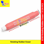 Rotating Rubber Eraser Pen Style Push Eraser Clean Smooth Erasing Pemadam Pensil #8330 #笔形胶擦 #Stationery #Eraser