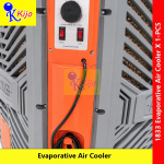 Industrial Evaporative Air Cooler 90L Portable Air Cooling Fan 12000-18000m³/h Warehouse Factory Workshop Cooling #1833
