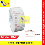 【RM】Price Tag Label Sticker for Price Labeler Machine #Motex #Kola #Sato #MX5500 #KL-2212 #RM #Price #Tag #7848