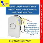 【Alarm】 Door Touch Sensor Alarm Travel Hotel Motel Safety Sensor Alarm Hang On #YL-151 #DoorTouch #SensorHangOn #门把感应警报器
