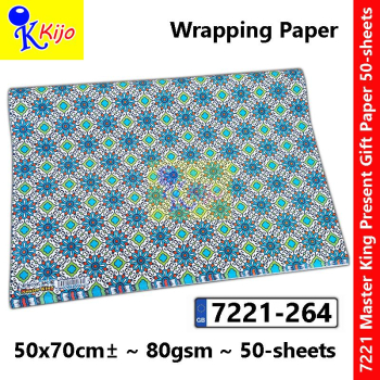 【50-Sheets】Present Gift Paper / Wrapping Paper / Kertas Hadiah / 礼物纸 #7221 #MasterKing #264