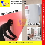 【Alarm】 PIR Sensor Alarm with Remote Control 5M± PIR Sensor Home Office Security Alarm #YL-104 #红外线警报器 #遥控解锁