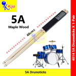 5A Drumsticks Maple Wooden Drum Stick Music Band Standard Stick Drum #Moboog #Drumsticks #5A #鼓棒 #StickDrum #4014