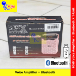 Kijo Multi Function Voice Amplifier Bluetooth SD Card USB Teach Microphone #6060 #VoiceAmplifier #Promoter #Shopping