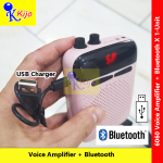 Kijo Multi Function Voice Amplifier Bluetooth SD Card USB Teach Microphone #6060 #VoiceAmplifier #Promoter #Shopping