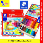 STAEDTLER LUNA Color Pencil 48-Color Wood Long Color Pencil #136 C48