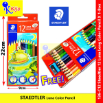 STAEDTLER LUNA Color Pencil 12-Color Wood Long Color Pencil #136 C12