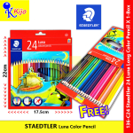 STAEDTLER LUNA Color Pencil 24-Color Wood Long Color Pencil #136 C24