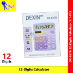 DEXIN 12-Digits Purple Calculator DX--837B #计算机 #Kalkulator #DEXIN #DX-837B #OfficeCalculator