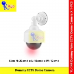 【Fake】 Dummy CCTV Dome Shape Camera with Red Flashing Light #CCTV #FakeCamera #DummyCamera #YL-144 #仿真摄像头 #警惕假摄像头