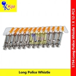 【12-PCS】 Long Police Whistle Wisel Pengakap Kadet Polis #CY214 #5794 #警察笛子 #PoliceWhistle #WiselPanjang #WiselPolis