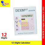 DEXIN 12-Digits Pink Calculator DX--837B #计算机 #Kalkulator #DEXIN #DX-837B #OfficeCalculator