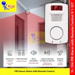 【Alarm】 PIR Sensor Alarm with Remote Control 5M± PIR Sensor Home Office Security Alarm #YL-104 #红外线警报器 #遥控解锁