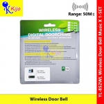 Wireless Door Bell 16 Sound Music Loceng Pintu Tanpa Wayar #YL-852WL #DoorBell #Wireless #16Music #LocengPintu