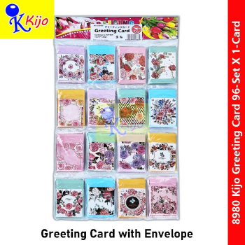 【96-Set】 Greeting Card with Envelope Birthday Card Present Gift Card Hari Jadi #8980 #生日 #祝贺卡 #BirthdayCard #PresentCard 【96-Set】 Greeting Card with Envelope Birthday Card Present Gift Card Hari Jadi #8980 #生日 #祝贺卡 #BirthdayCard #PresentCard