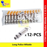 【12-PCS】 Long Police Whistle Wisel Pengakap Kadet Polis #CY214 #5794 #警察笛子 #PoliceWhistle #WiselPanjang #WiselPolis