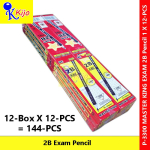 Master King Exam 2B Pencil 1 X 12-PCS #P-3300 #3300 #2B #Pencil