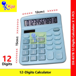 DEXIN 12-Digits Blue Calculator DX--837B #计算机 #Kalkulator #DEXIN #DX-837B #OfficeCalculator